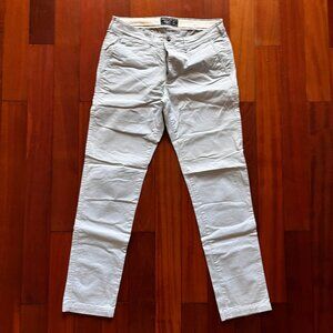 Abercrombie & Fitch Langdon Slim Chinos W31 L32 Light Blue Pants